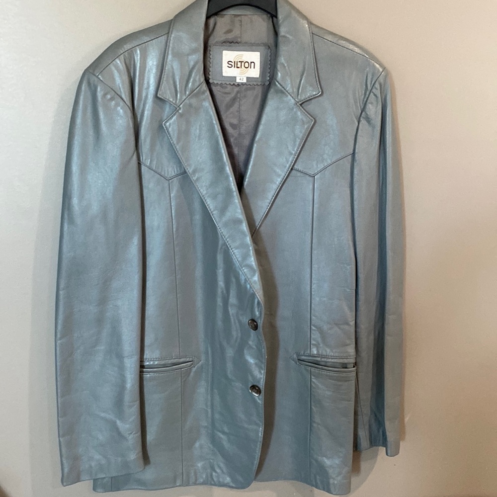 Silton Leather Jacket Size 42
